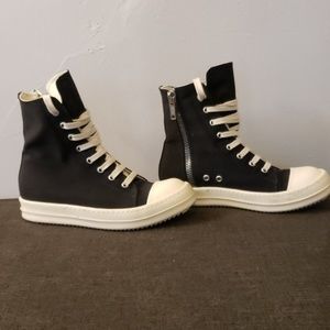 DRKSHDW Black High Top Sneakers
